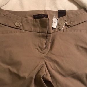 NWT beige pants limited 6 short